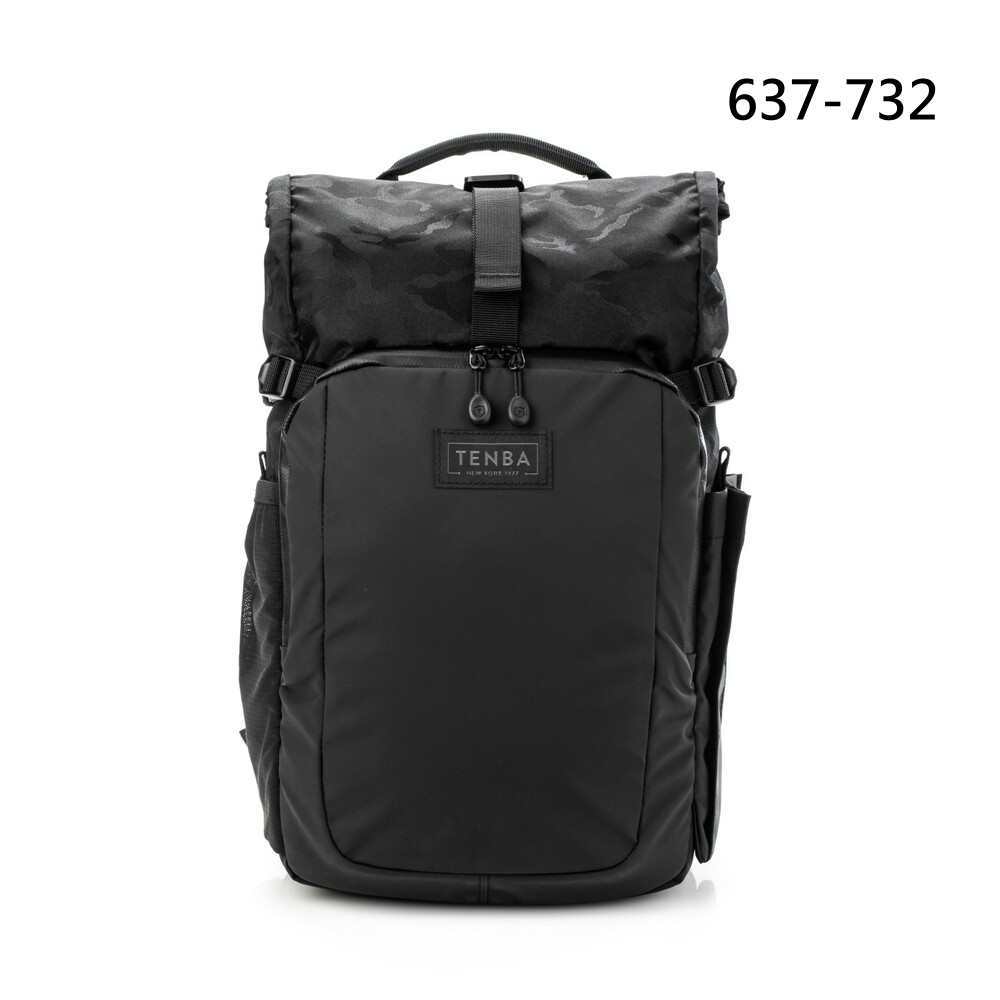 [現貨]TENBAFulton V2 10L相機後背包-黑色迷彩 防潑水布料 內附雨套~可放11吋平板 637-732