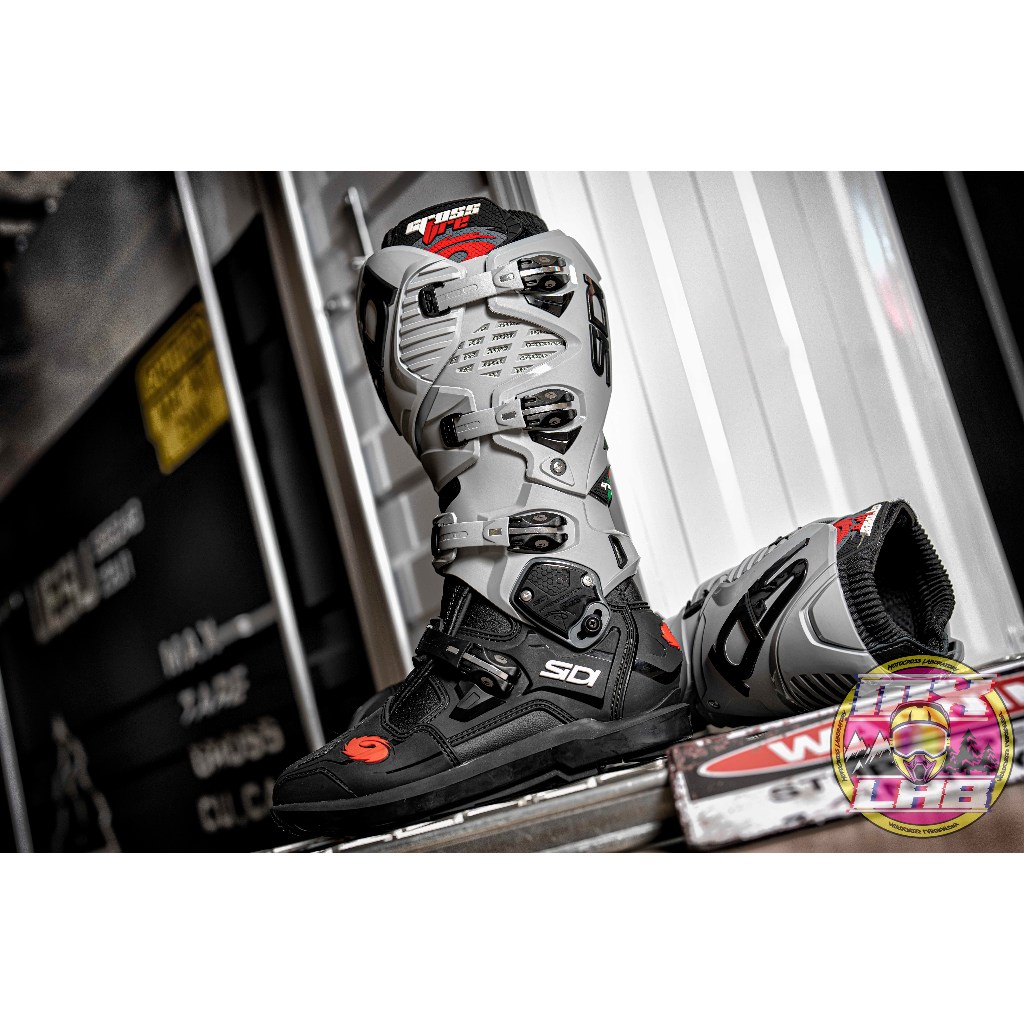 𝕸滑胎實驗室𝖃 Sidi® Crossfire 3 SRS 車靴 越野靴 防摔 灰/黑 越野 滑胎 林道