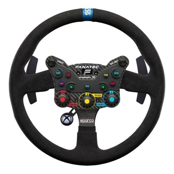 Fanatec x Sparco R383 Steering Wheel Rally Xbox拉力賽麂皮方向盤
