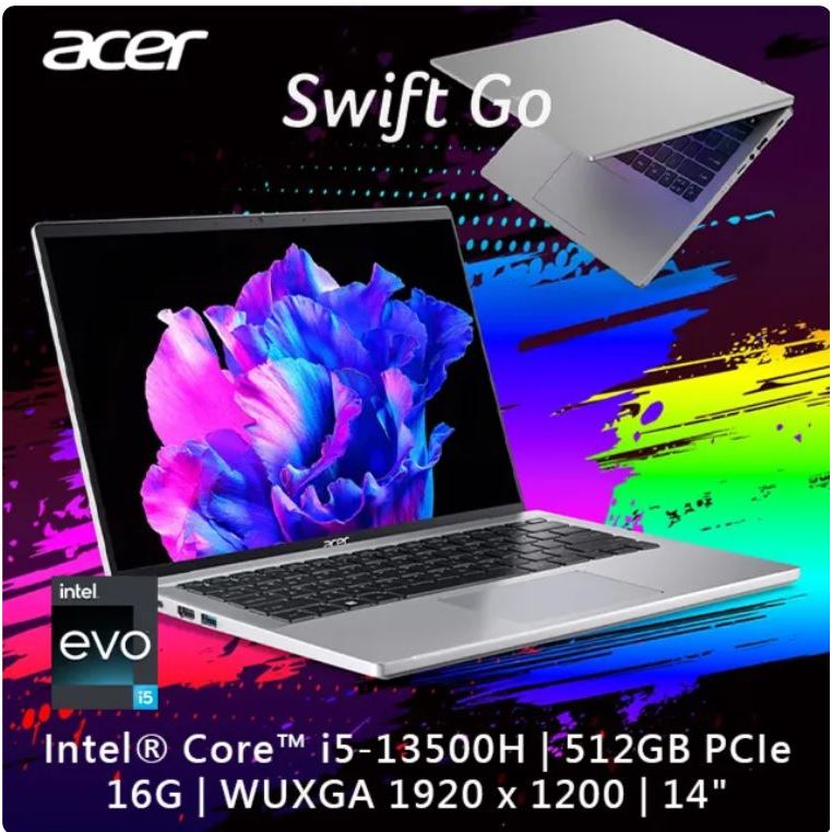 ⚡電電3C⚡【詢問更便宜】ACER Swift GO SFG14-71T-55QB i5-13500H