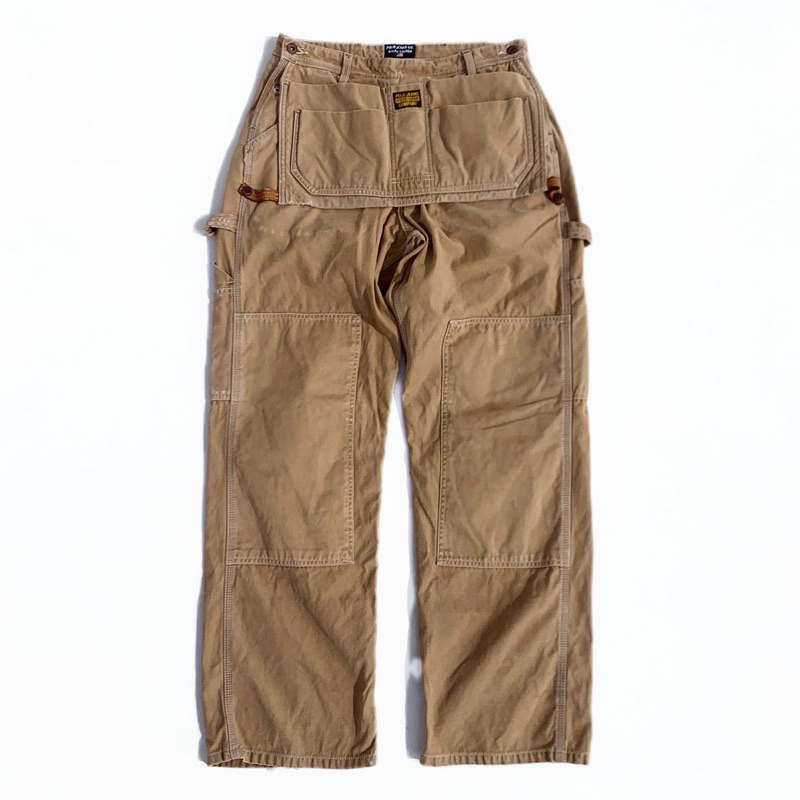 🔥90年代Polo Ralph Lauren 側開式 Double Knee 工具袋褲/工作褲 絕版古著Carhartt