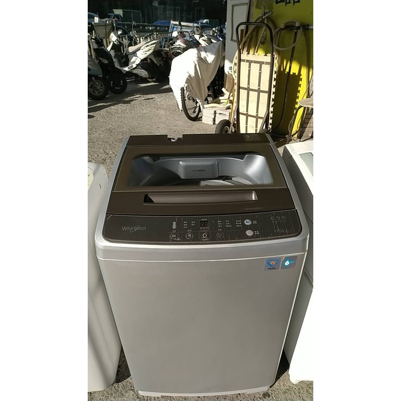 2018年～二手中古惠而浦10公斤洗衣機，2018年，型號WM-10GN，保固3個月，大戶藥師二手中古家電