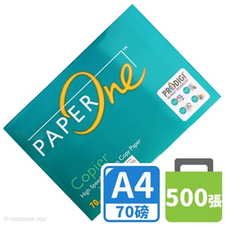 PAPER ONE A4影印紙 70磅 /一包500張入 A4 列印紙 70磅影印紙 白色影印紙 -光