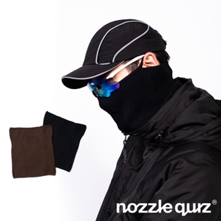 Nozzle Quiz W.G. Warmer 黑色 / 狼棕色 圍脖 保暖 無接縫 針織 單一尺寸 【ACS】
