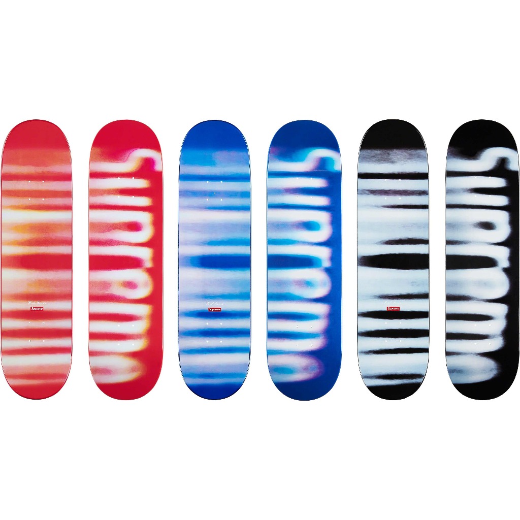 【紐約范特西】預購 SUPREME FW23 BLURRED LOGO SKATEBOARD 滑板