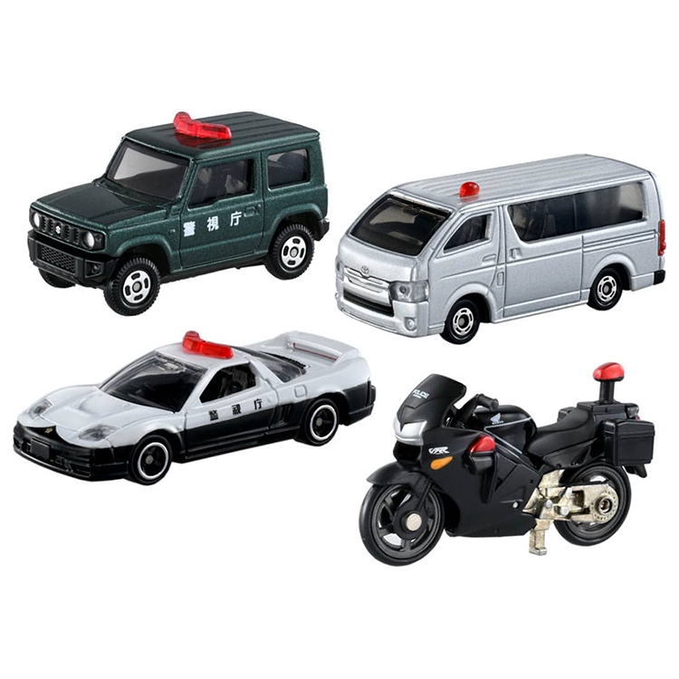 TOMICA 【警車組】 多美小汽車 TOMICA 小汽車超值組