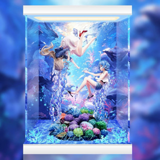 《Yao 挖寶趣》F:NEX 白沙的Aquatope 海咲野空空琉 & 宮澤風花 1/7 PVC公仔 專用展示盒