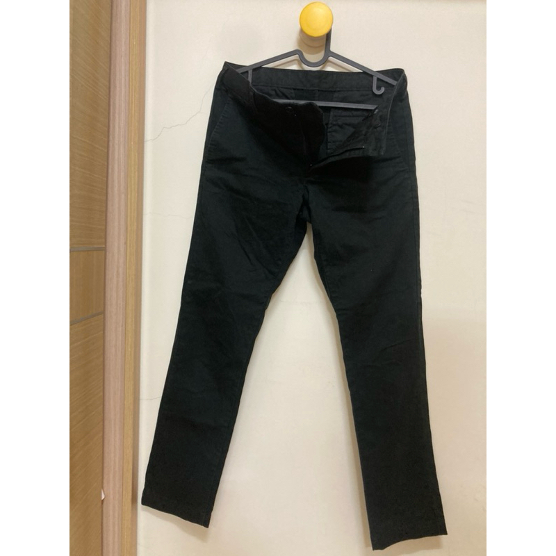 Uniqlo UQ  黑色 工作褲 正裝褲 西裝褲 男裝 二手衣 保存良好