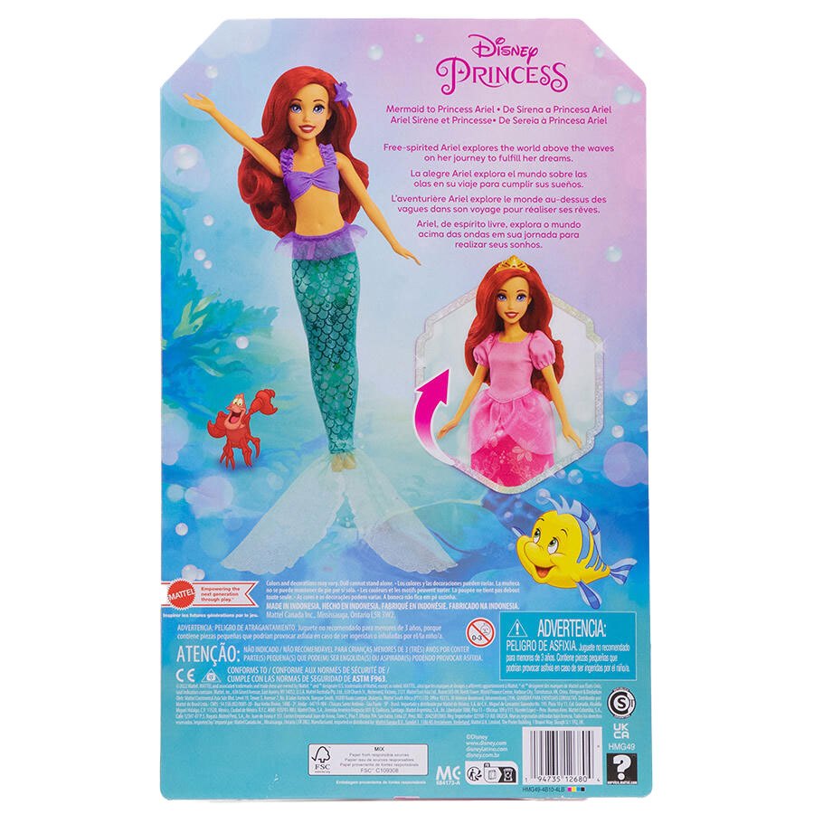 玩具反斗城 Disney Princess迪士尼公主 小魚仙變身公主套裝