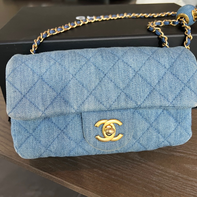 Chanel cf20 牛仔金球