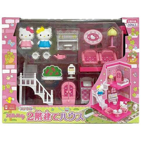 【好窩】🫧日本直送¶ Hello Kitty x Mimmy 樓中樓家家酒玩具 (桃房子款) 兒童 玩具 禮物
