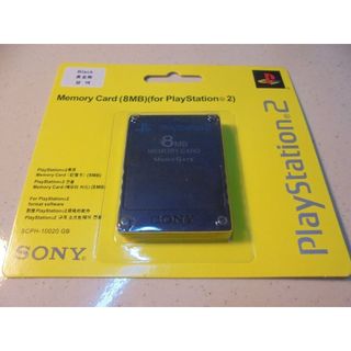 PS2 原廠8MB記憶卡 原廠記憶卡8MB 黑金剛 全新 SONY 直購價400元 桃園《蝦米小鋪》