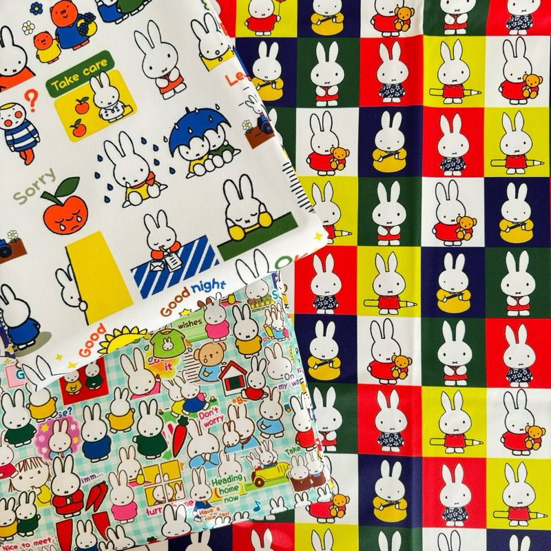 💕防潑水複合布💕米菲 兔子 印花布 拍照布 桌巾 手作 布料 拼布 作品 DIY 客製化