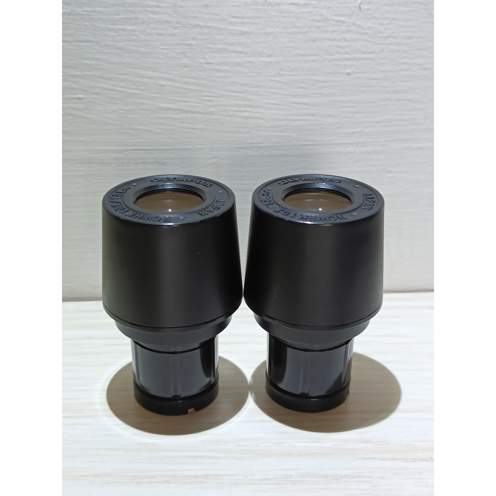 OLYMPUS 10X/18L 光學顯微鏡目鏡含測微尺 JAPAN 實驗室 耗材