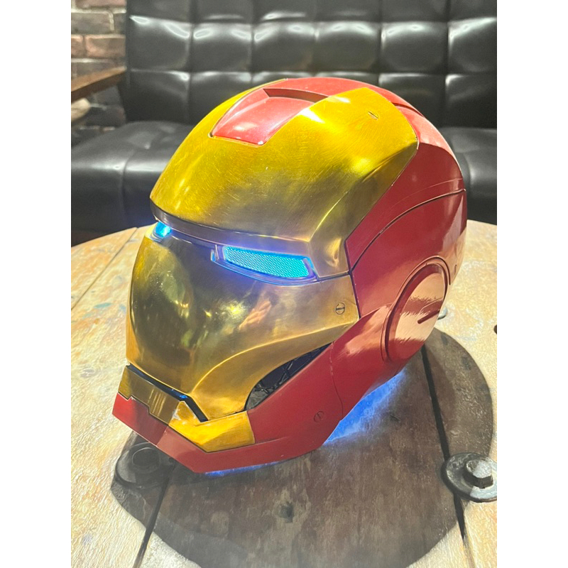 電影鋼鐵人1:1頭盔鋁合金金屬頭盔