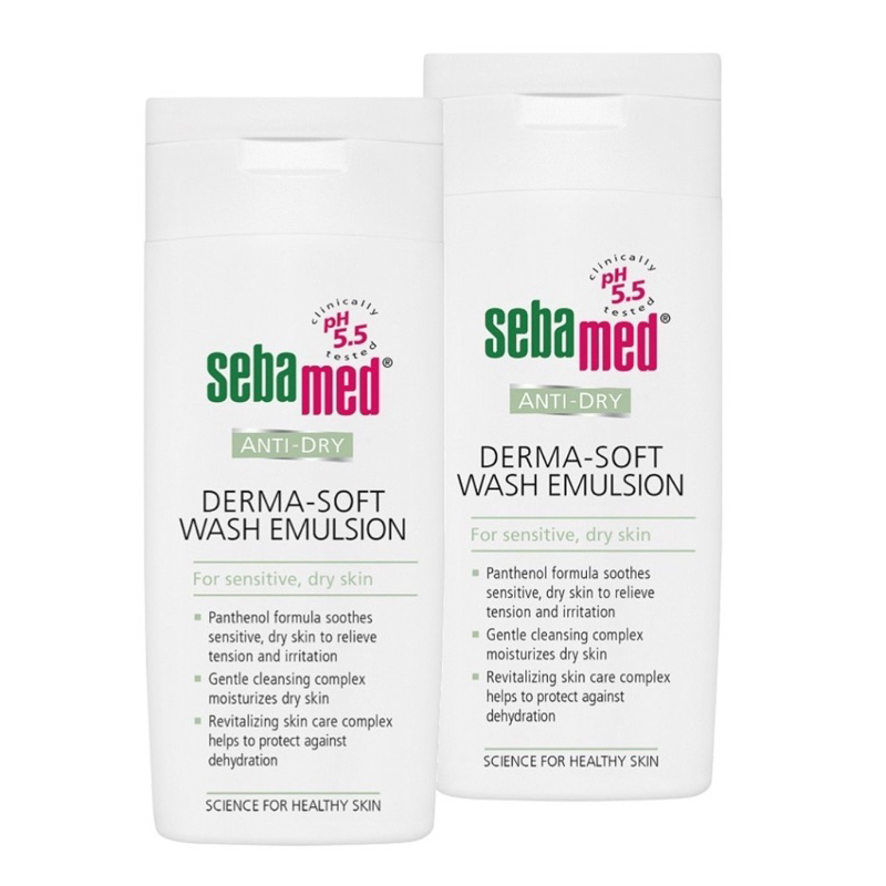 【Seba med 施巴】 施巴PH5.5 抗乾敏滋潤浴露 200ml （特價$299/瓶）