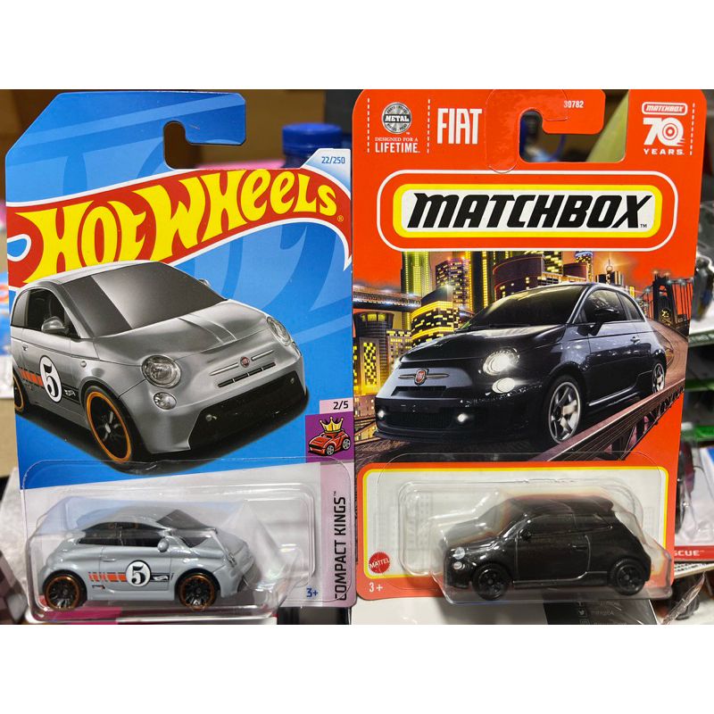 2024 Matchbox Hot Wheels 風火輪火柴盒 飛亞特 500e FIAT turbo