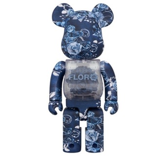 BE@RBRICK 庫柏力克熊 bearbrick FLOR DENIM 玫瑰 牛仔單寧永生花