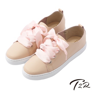 【T2R】特價出清-全真皮手工甜美綁帶懶人鞋/樂福鞋-粉-5220-1816