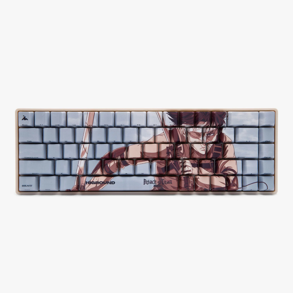 Higround AOT2 Base 65 Keyboard - LEVI 進擊的巨人 里維 兵長 電競鍵盤 現貨