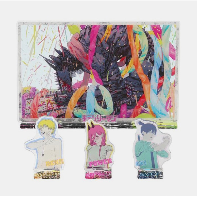 現貨 鏈鋸人🪚JS限定 早川家 原畫立牌 壓克力✨淀治 帕瓦 早川秋 電治 彩腸 閃徽 動畫慶祝 電鋸人 電治