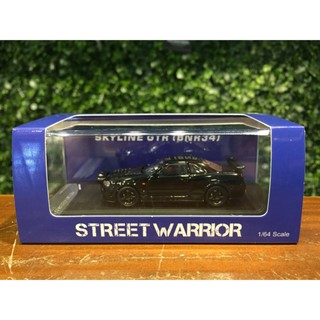 1/64 StreetWeapon Nissan Skyline GTR (R34) Drift Black【MGM】