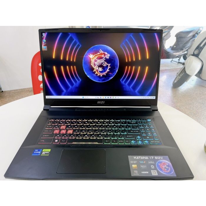 【艾爾巴二手】MSI 17B12VEK i7/8G/512G 17.3吋 黑 #二手電競筆電#保固中#新興店 79583