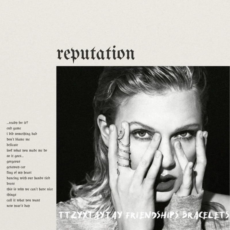 TaylorSwift 友誼手環🫶🏻泰勒絲Reputation專輯系列💽