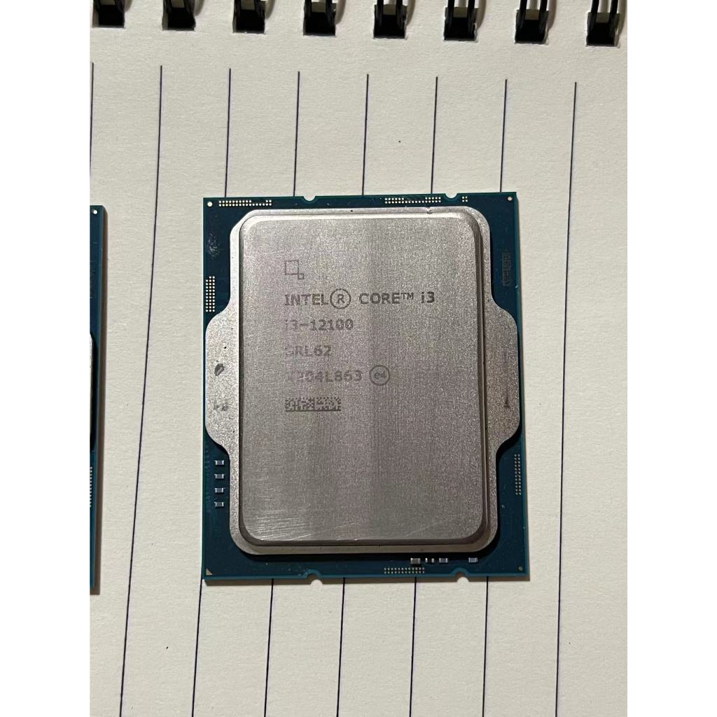 Intel i3-12100 i3 12100 正式版 CPU 處理器 拆機良品 保固120天 非 13100