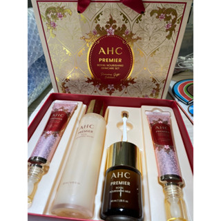 韓國 AHC Premier 皇家滋養護膚禮盒 5件組 化妝水 保養品 眼霜 眼部按摩棒 全新（降售