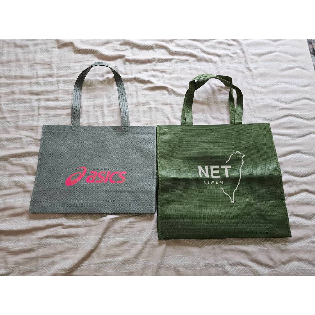 【全新未使用】NET袋子 + asics環保購物袋