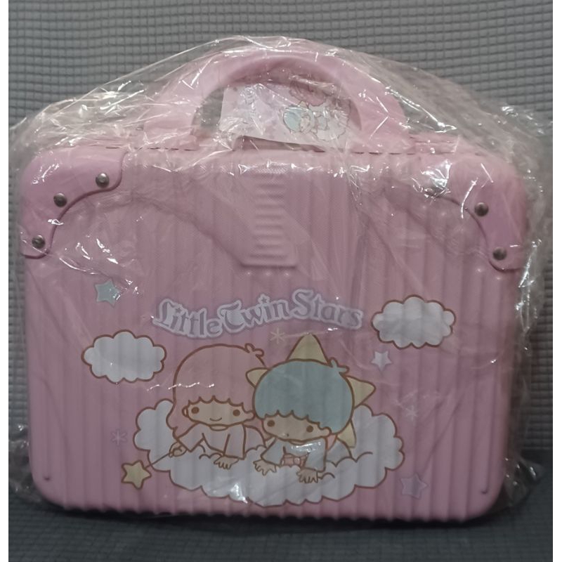 【現貨】全新 正版 雙子星 kiki&amp;LaLa 旅行格紋 手提 行李箱