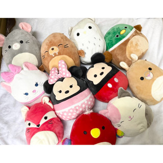出口歐美《squishmallow/狐狸/貓頭鷹/金剛鸚鵡/野鴨/狐狸/袋鼠/瑪麗貓/貓咪》軟糖系列 8英吋 小抱枕