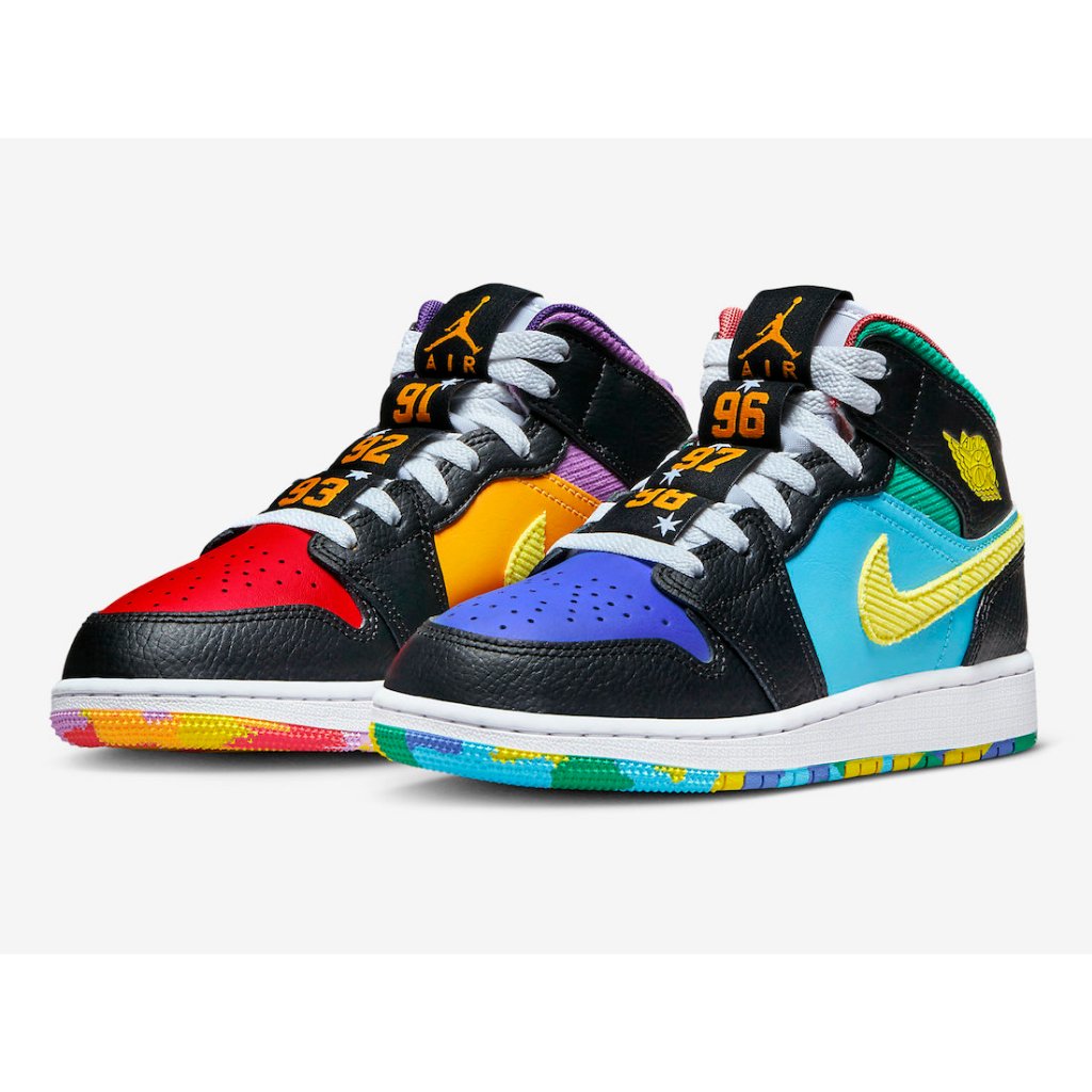 【EAT-SHOE】AIR JORDAN 1 MID SS 紅藍陰陽 AJ1 女鞋 FD1317-007