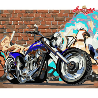 【ArtLife 藝術生活】CH033旅行塗鴉_40x50cm含框 DIY 數字油畫 彩繪 全館現貨