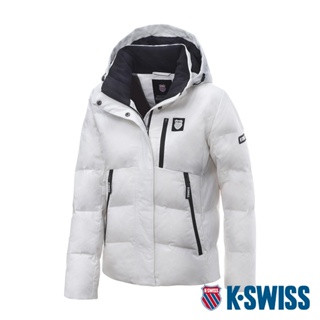 K-SWISS Down Jacket羽絨外套-女-米白