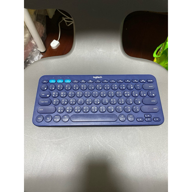 羅技 Logitech k380 藍芽多功能鍵盤 藍色