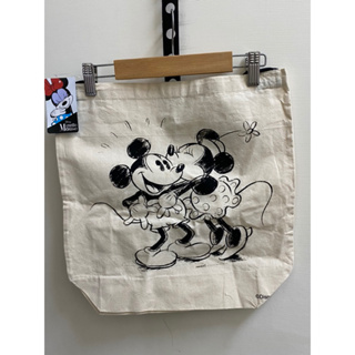 外貿品牌迪士尼Disney 米奇mickey 米妮帆布包肩背包鞋背包