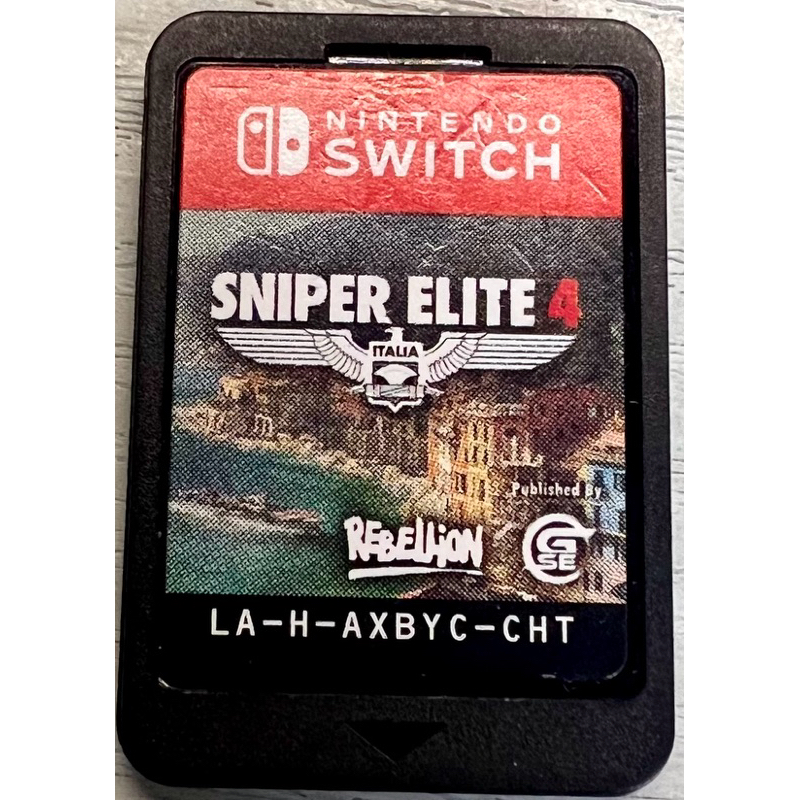 Nintendo Switch Sniper Elite 狙擊之神 裸片 無盒裝
