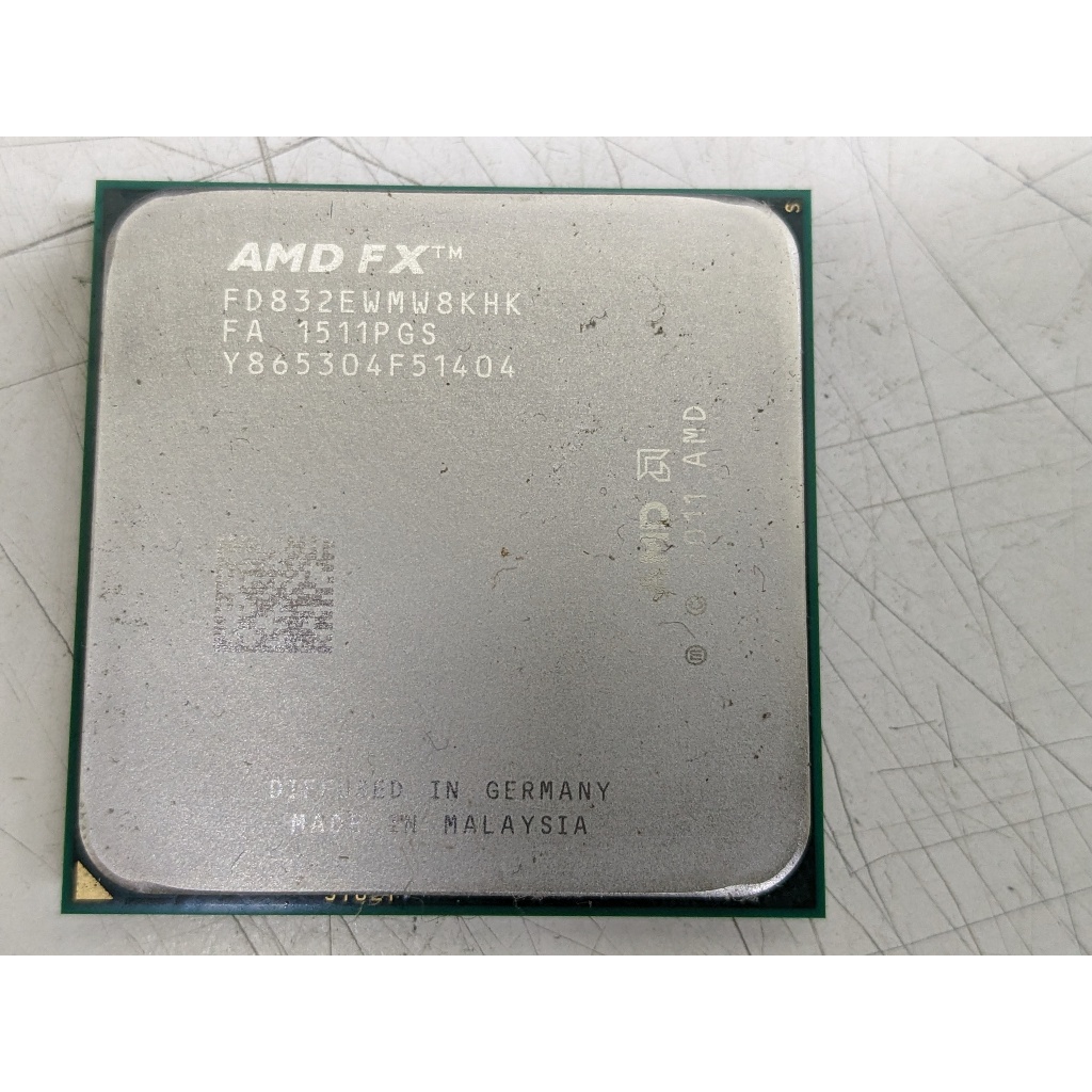 AMD FX8320E 3.2G~4G /八核/95W 省電版 過保固 無風扇 二手良品 售$800元