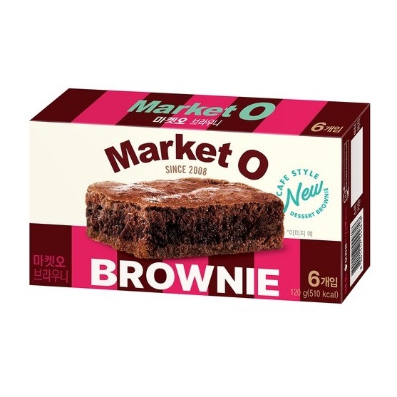 韓國 Market O 巧克力布朗尼蛋糕 120g/盒 最新包裝 現貨!! 期限 2024年