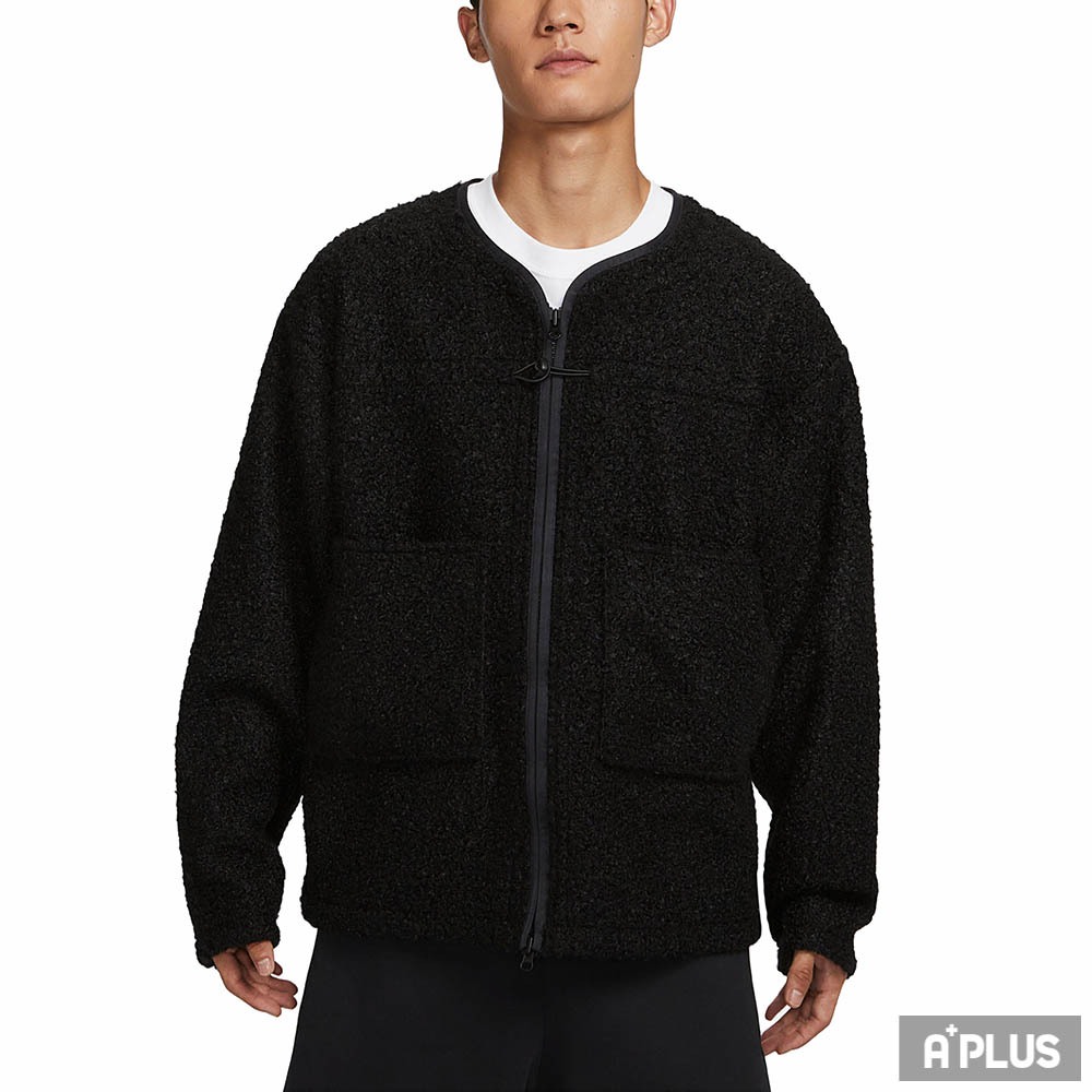 NIKE 男 外套 AS M NSW TP SHERPA JACKET 黑色 -FB7411010