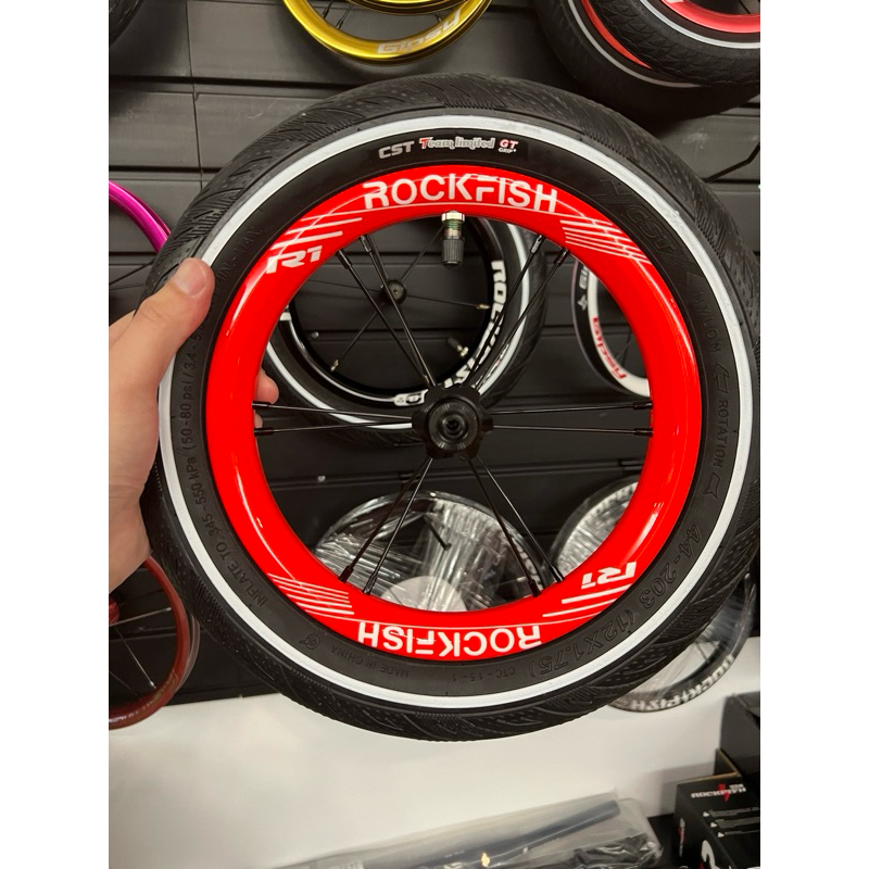 Rockfish R1 12吋鋁合金雙層輪組 滑步車輪組 strider