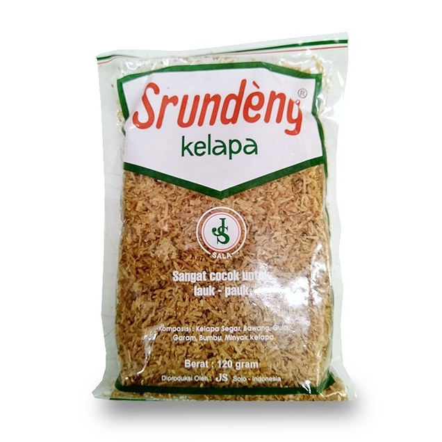 印尼 JS Srundeng Kelapa 炸椰子絲 120g