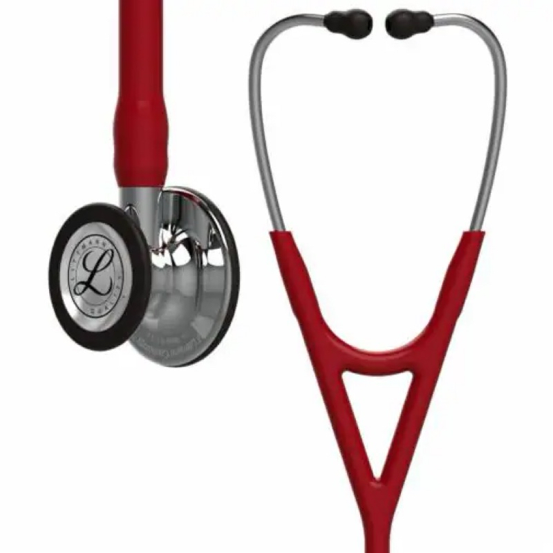 3M Littmann® 心臟科第四代聽診器 6170, 蜜棗紅色管/鏡面聽頭 成人幼兒雙面聽診器
