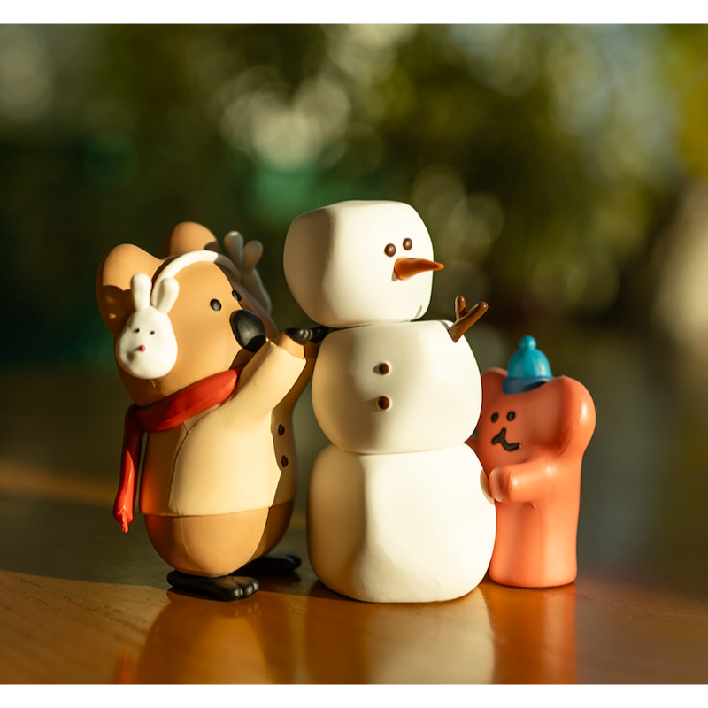 韓國🇰🇷 正版 Dinotaeng文創-短尾矮袋鼠 Quokka BOBO Snowman Stack 公仔