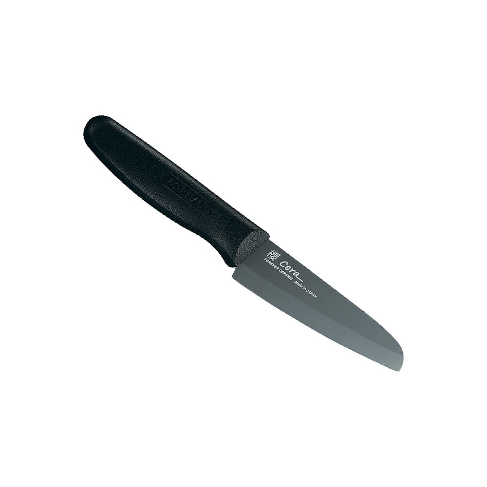 【FOREVER】日本製造鋒愛華櫻系列滑性雙刃陶瓷刀 水果刀 12公分