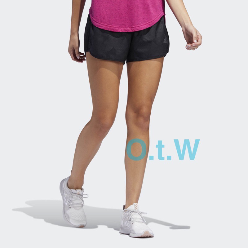 【O.t.W】二手！adidas 女款兩吋運動短褲 跑步短褲訓練短褲 黑色 M號$1490↘$99