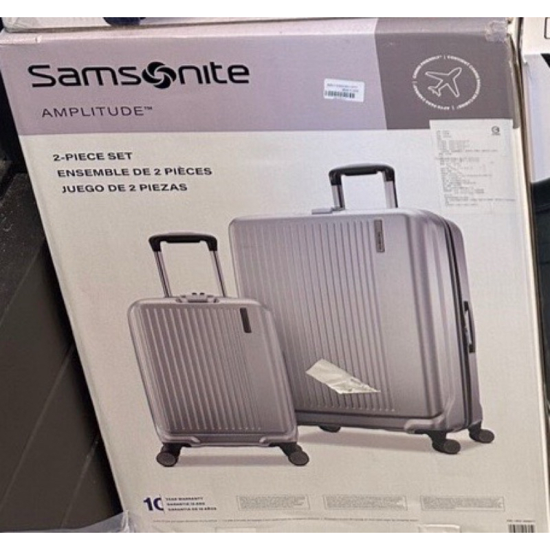 《限時特賣出清》Samsonite Amplitude 20吋 + 27吋 硬殼行李箱組