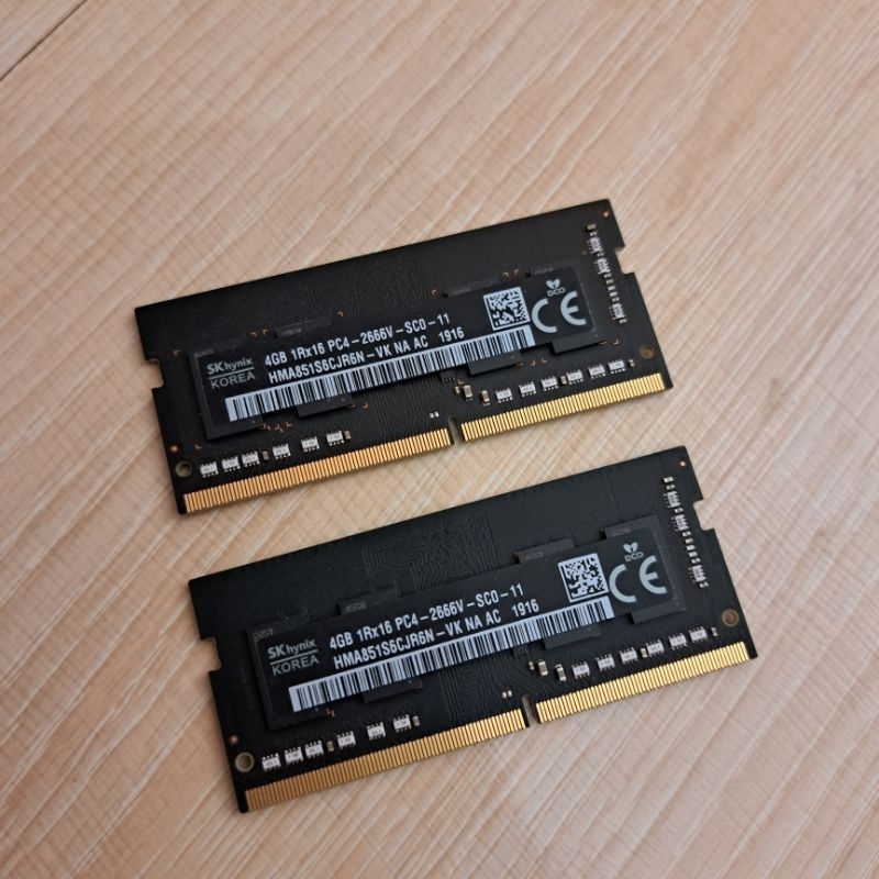 Apple 2019款iMac 27吋 原廠拆下 4GB 2666MHz DDR4 記憶體 ，不降頻